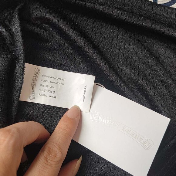 Chrome Hearts Stadium Black Mesh Jersey - Picture 10 of 11